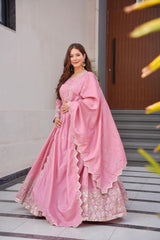Anarkali with dupatta